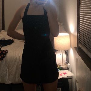 Kendall and Kylie black dress